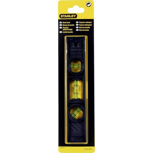 Stanley 0-42-294 Spirit level "Torpedo" of plastic, Black - color: Black