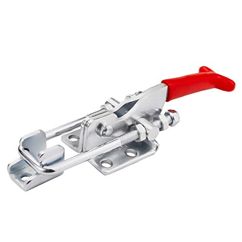 2Pack 701lbs Toggle Clamp 431,Heavy Duty Toggle Latch Clamp for Latch Lock,Self Latch Toggle Latch Action Lock for Tire Carrier Latch,Smoker Lid Latch,Cam Clamp Latch Pull Latch,Draw Latch Hardware - style: 431, 2PK