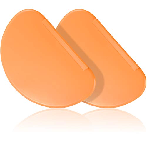 Patelai 2 Pcs Bowl Scraper Dough Bench Scraper Baking Flexible Spatula