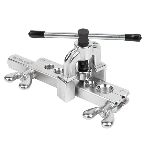 Wostore Single Flaring Kit, 7 Dies 3/16-5/8" for Copper Pipe & HVAC