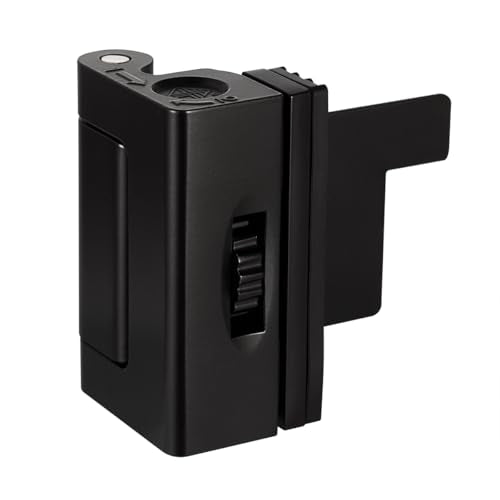 2 Set Black Adjustable Portable Door Lock,Security Door Reinforcement Lock - color: Black