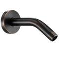 Shower Arm with Flange, 6 Inches Wall Mount Replacement Shower Head Arm For Fixed Shower Head and Handheld Showerhead, Oil Rubbed Bronze - color: Oil Rubbed Bronze, style: 6 Inch