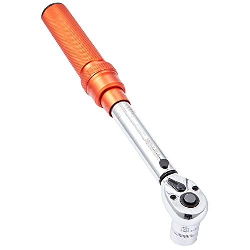 VEVOR 1/4-inch Drive Click Torque Wrench, 20-200in.lb/3-23n.m Mechanical Dual Range Scales, Dual-Direction Adjustable with Adapters Extension Rod - size: 1/4" 4 PCS