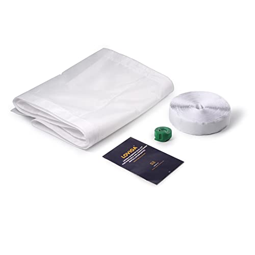 LOVIGA Portable AC Window Vent Kit, 100% Sealing Window Seal Kit - color: Sliding/Hung Window-10"x36" (25x92cm)
