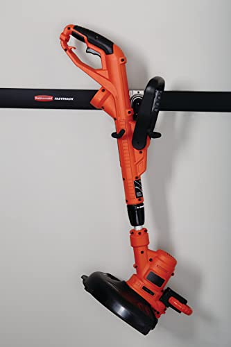 Rubbermaid Garage FastTrack Power Tool Holder Satin Nickel Wall Mounted Storage System Holds up to 50 pounds for Home/Garage/Tool Organization - style: Power-Tool Hook