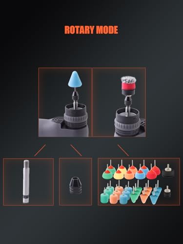 Cordless Mini Polisher, SPTA 12V Cordless Polisher for Detailed Polishing, Cordless Car Buffer Polisher, RO&DA Buffer Polisher with Mini Polishing Pads and Wool Pads for Polishing, Sanding, Cleaning