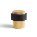 PANALI Floor Door Stop,1-1/2" Length 1-3/5"Height Cylindrical Door Stopper - color: Brushed Brass
