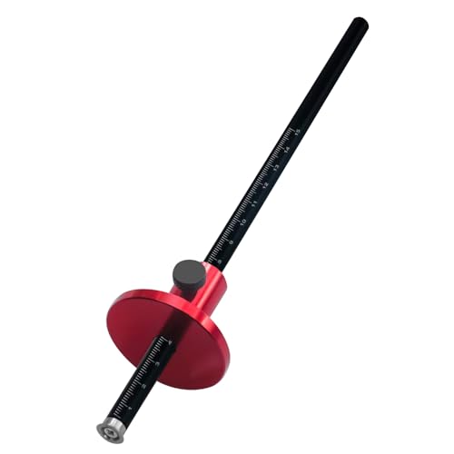 Wheel Marking Gauge, European Style Wheel Marking Gauge Aluminum Alloy Scriber Woodworking Mortise Parallel Scribing Tool Wood Scribe Tool For Carpenter