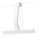dancemoon JustHang Shower Squeegee with Built-in Hook, 10-Inch White - color: Classic White