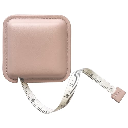 Tape Measure for Body Measuring Medical Body Cloth Tailor Craft Dieting Measuring Tape, 79 Inch/2 M Dual Sided Retractable Measuring Tape for Body Fabric Sewing Measurements Square(Pink) - color: Pink 1 pack