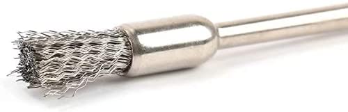 45 Pcs Stainless Steel Wheel Wire Brush Set 1/8" Shank Rotary Tool - style: 45PCS MIX