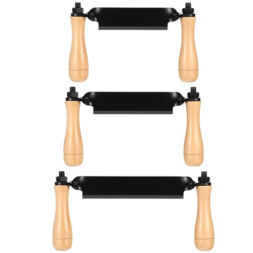 3 Pcs Straight Draw Shave Knife Set 5" 8" 10" Woodworking Debarking Hand Tool Wood Razor Shaving Wood Barking Tool for Men Tree Bending Broach Peeling Whittling Shaping Detailing Stripping - style: Straight