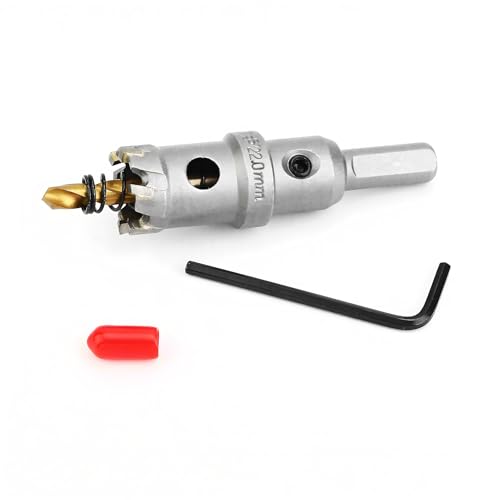 7/8''(22mm) TCT Hole Saw,Tungsten Carbide Hole Saw with Titanium-Plated Pilot Drill bit for Hard Metal,Alloy,Aluminum,Stainless Steel,Plastic,Iron - size: 7/8''(22mm) (1PCS)