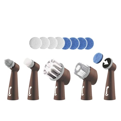 Horsepower Pocket Pony Gold Edition Scrubber, Longer Runtime, 5 Heads & LED - color: Pocket Pony Gold