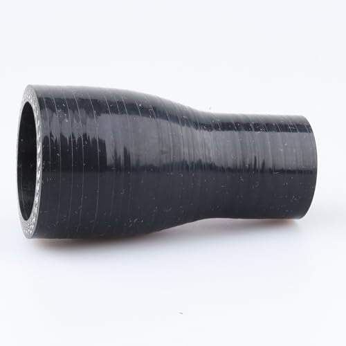 AC PERFORMANCE ID 1.25" to 3/4" Straight Silicone Hose Reducer Black - color: Black, size: ID 1.25" to 3/4" (32mm to 19mm)