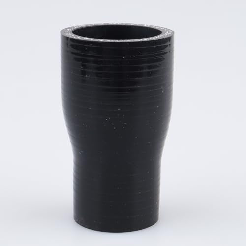 AC PERFORMANCE ID 1.35" to 1" Straight Silicone Hose Reducer Black - color: Black, size: ID 1.35" to 1" (35mm to 25mm)