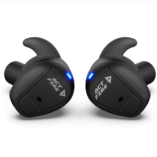Bluetooth Shooting Ear Protection Noise Reduction, Bt Graphite | Bluetooth Electronic Shooting Earbuds Hearing Protection, Sound Amplification, 3 Sound Modes for Gun Range, Outdoor Use - color: Bt Graphite
