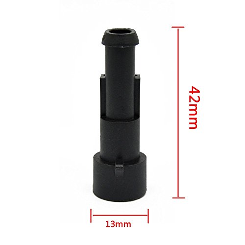 MUYI 10 Kits 1 Pin Way Electrical Connectors for 20-16 AWG Wire Cable 10A - style: 1pin connector(10 sets)