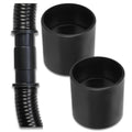 2-Pack 2.5" Vacuum Hose Coupling Connector – Wet Dry Vac Hose Adapter Compatible with Shop Vac, Craftsman & More– Extend Vacuum Reach by Joining 2 Hoses - size: Hose Coupling