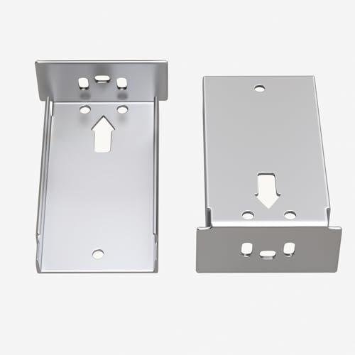 homdiy 10 Pairs Rear Mounting Brackets for 1.77 inch(45mm) Width Slides - color: Silver, size: 1.77 Inch