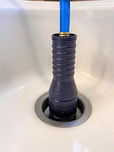 Drain King VIP2 Drain Unclogging Kit With Kitchen Sink Crossbar Adapter, 1.5 to 3 Inch - style: with Crossbar Adapter