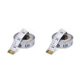 Measuring Tape for Body Measurements, Soft Tape Measure Double Scale, Has 150 Centimetre Scale on Reverse and Front 60 Inch - color: White White