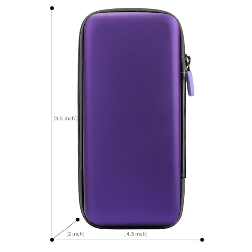 iMangoo Travel Essential Electronics Organizer Charger Case Carrying Pouch - color: Purple, size: Large