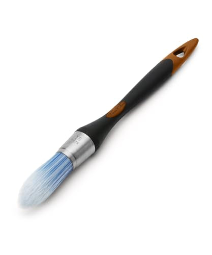 Bates- Trim Brush, 0.75 Inch, Edge Painting Tool, Trim Paint Brushes, Trimmer Edger, Trim Brush - color: Black-brown, size: 0.75 inch, 1 Pack