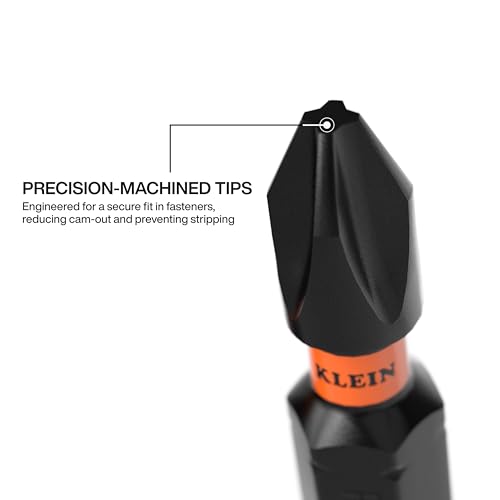 Klein Tools 33811 Drill and Driver Bit Set 32-Piece, Impact Driver Set, Titanium Coated Drill Bits, Precision Machined, MODbox Compatible Storage Case, Professional Tool Kit - size: 32-Piece Combo Set