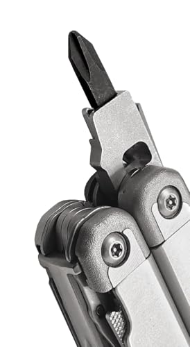 Galvanox Replacement Bits for Leatherman Multi-tools, Flat-Bit Phillips No.1-2 3/16, 10 Piece Set with Holder (59HRC) - style: Bit Set F