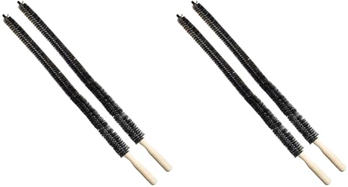 4-Pack Dryer Vent Cleaner Kit - Long Flexible Dryer Lint Brush & Refrigerator Coil Cleaner - Multi-Use Radiator Brush & Lint Trap Cleaning Tool for Fire Prevention - size: Full (Pack of 2)
