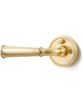Door Handle Brushed Gold Privacy Door Lever Gold DoorHandle, 1 Pack - color: Brushed Gold