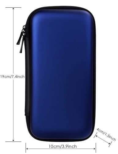 iMangoo Travel Essential Electronics Organizer Charger Case Carrying Pouch - color: Blue, size: Small