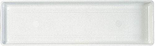 Novelty 10182, White, Countryside Flower Box Tray, Small (16.25" x 6.5") - color: White, size: 16.3" x 6.5" x 1"