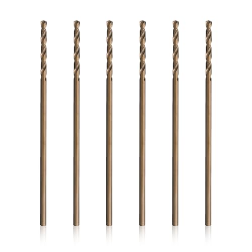 Drill America 1/2" x 12" Cobalt Aircraft Extension Drill Bit (Pack of 6), GLBCO Series - size: 1/2" (Pack of 6), style: 12" Length