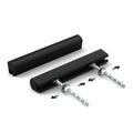 Goldenwarm 10 Pack 1-4" Black Adjustable Cabinet Drawer Pulls for Kitchen - color: Black, size: 1 in to 4 in (25-102 mm)