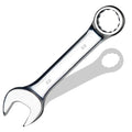 5/8" SAE Stubby Combination Wrench, CR-V Steel with Mirror Polish, 12-Point Design, 15-Degree Offset, Perfect for Auto Repair, Household, Car & Truck Emergency - size: 5/8"