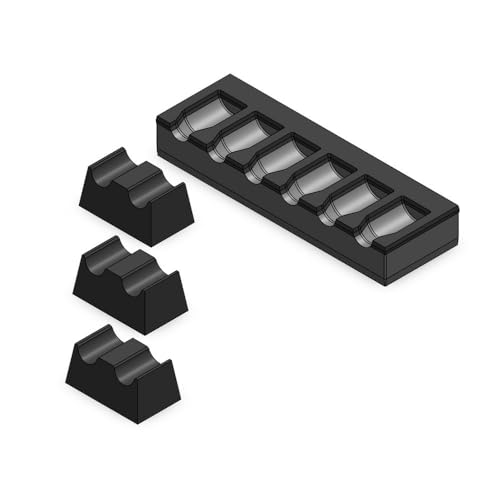 MagAttach Socket Extension Organizers (1/4", Grey/Black) - color: Grey/Black, size: 1/4"