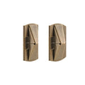 Prime-Line U 99291 in. x 2 in. Stamped Steel Antique Brass Plated Finish Window Flip Lock (2 Pack) - color: Antique Brass