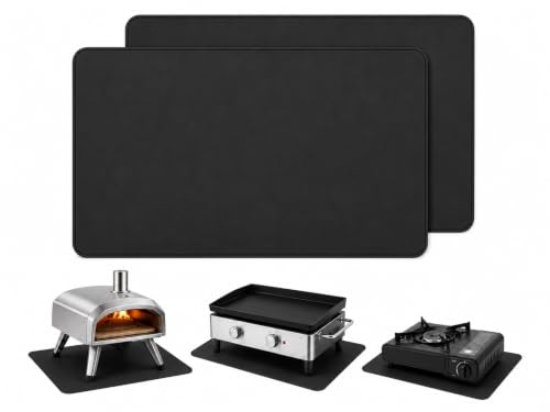 Heat Resistant Grill Mat for Countertop, 2 Pack Waterproof BBQ Mat for Table and Countertop Protection,16x24inch Grill pad, Fits Blackstone, Ninja, Gas Grills - size: 16*24inch-2pack