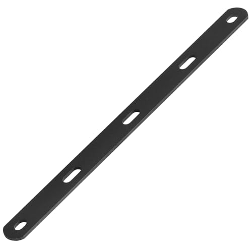 6 PCS Flat Mending Plate, Metal Bar Bracket, 16" x 1-1/8", 8 Gauge | Slotted Hole for 3/8" Bolt - size: 16" x 1-1/8"