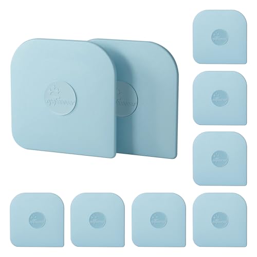 Pan Scraper, 10 Pcs Pot & Dish Scraper Plastic, Sturdy Scraper Kitchen Tool, Aqua - color: Aqua, size: 10 Pcs
