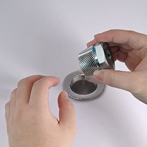 MILMUMU Compatible with Tub Drain Extractor-Removes Stubborn Tub Drains. - color: Chrome