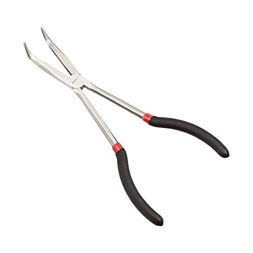 Amazon Basics Extra Long Reach Needle Nose Pliers Tool Set for Narrow Spaces, Versatile, 3-Piece, Black - size: 3 Count (Pack Of 1)