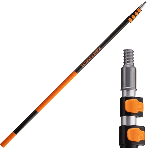 5-18 ft Long Telescopic Extension Pole, Multi-Purpose Extendable Pole - size: 18 feet
