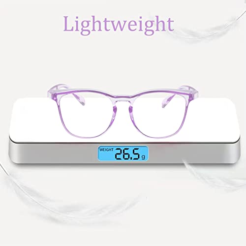 Safety Glasses for Men Women, Anti Fog Safety Goggles Comfortable Blue Light Blocking UV Protective Adult Nurse - color: Square Purple 1pack