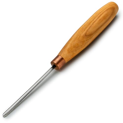 BeaverCraft Wood Carving Chisels, V Gouge - Whittling Hand Chisel K12/02 - Compact Gouges, Wood Carving Tools for Beginners and Professionals