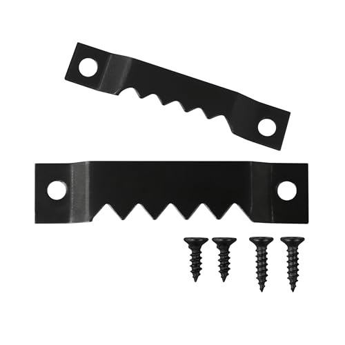 50 Pack Sawtooth Picture Hangers - Dual-Size Picture Hanging Kit, Picture Hanging Hooks for Frames, Paintings, Canvas and Art (25 Large/25 Small) - size: Mix Size