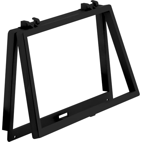 Prime-Line PL 14695 Wicket, 6-1/8 in. x 10-1/8 in., Black Plastic - color: Matte Black