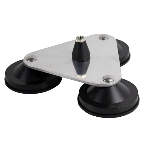 Bolton Tri-Mag Antenna Mount, 3/8" x 24 Threaded, 4" Magnetic Base - style: Tri-Mag Antenna Mount
